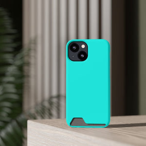 CASEBOB Phone Case Bright Turquoise iPhone Case (Card)