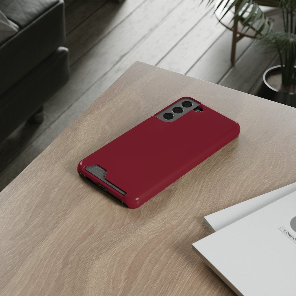 CASEBOB Phone Case Burgundy Android Case (Card)