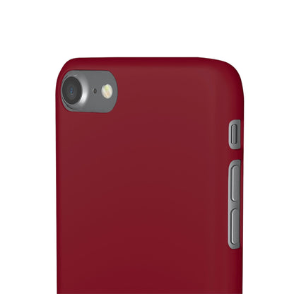 CASEBOB Phone Case Burgundy Red iPhone Case (Slim)