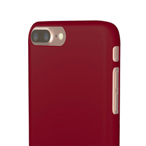 CASEBOB Phone Case Burgundy Red iPhone Case (Slim)