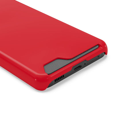 CASEBOB Phone Case Cadmium Red Android Case (Card)