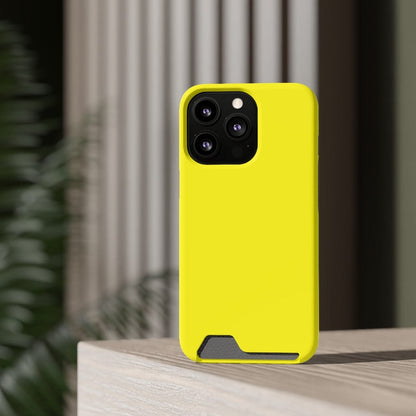 CASEBOB Phone Case Cadmium Yellow iPhone Case (Card)