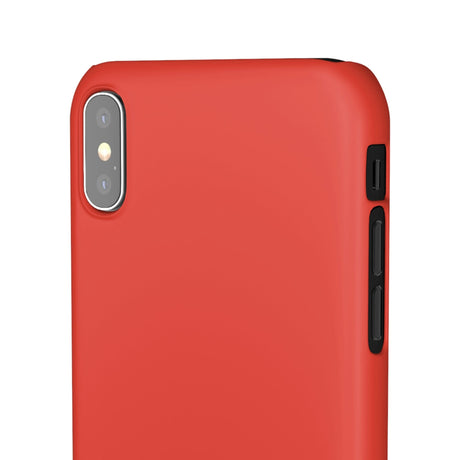 CASEBOB Phone Case Cinnabar Red iPhone Case (Slim)