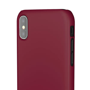 CASEBOB Phone Case Claret Red iPhone Case (Slim)