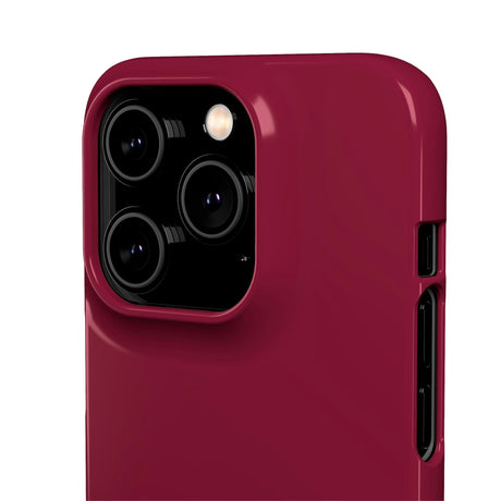 CASEBOB Phone Case Claret Red iPhone Case (Slim)