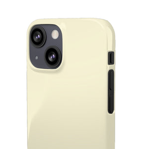 CASEBOB Phone Case Cornsilk White iPhone Case (Slim)