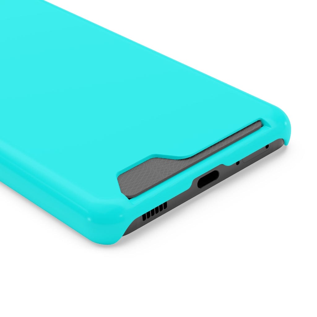 CASEBOB Phone Case Cyan Samsung Case (Card)