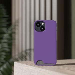 CASEBOB Phone Case Dark Lavender iPhone Case (Card)