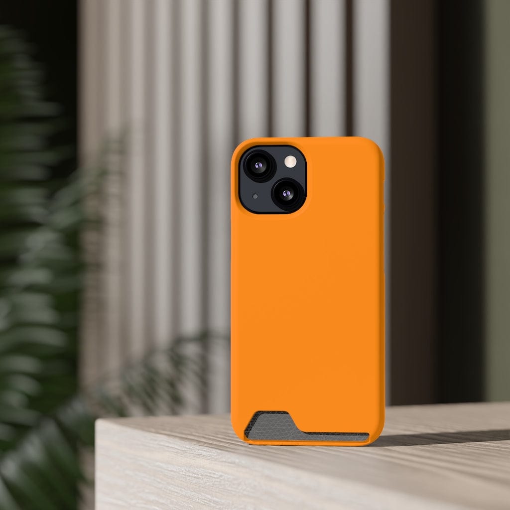 CASEBOB Phone Case Dark Orange iPhone Case (Card)