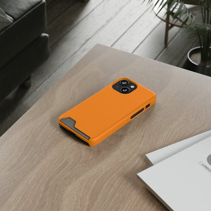 CASEBOB Phone Case Dark Orange iPhone Case (Card)