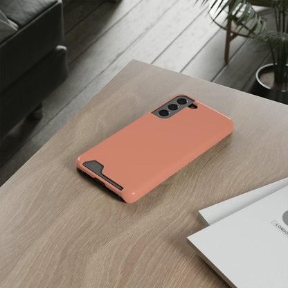 CASEBOB Phone Case Dark Salmon Android Case (Card)