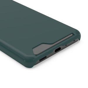 CASEBOB Phone Case Dark Slate Green Samsung Case (Card)