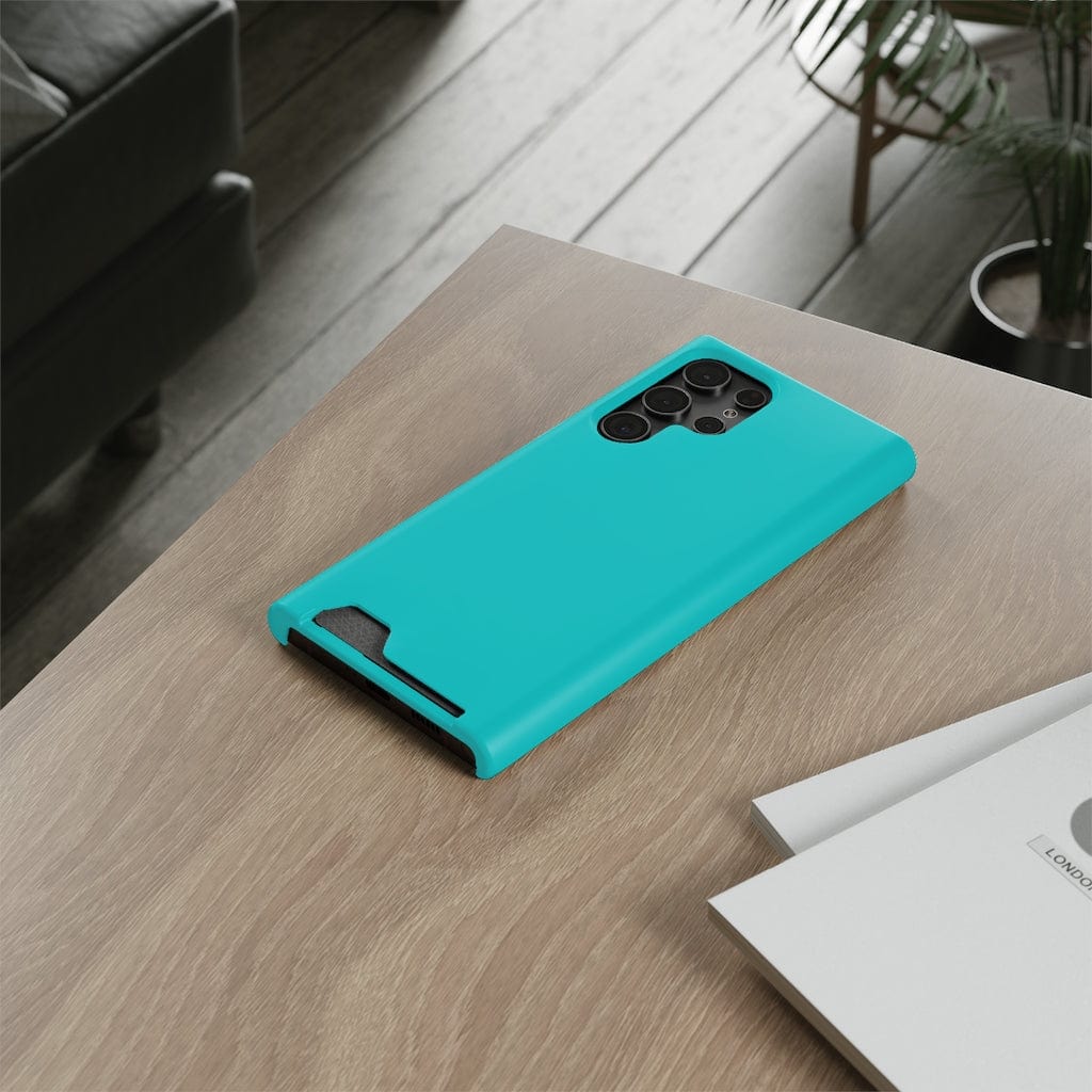 CASEBOB Phone Case Dark Turquoise Samsung Case (Card)