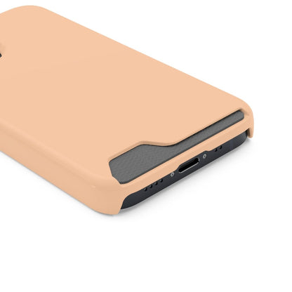 CASEBOB Phone Case Deep Peach iPhone Case (Card)