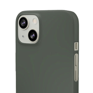 CASEBOB Phone Case Ebony Green iPhone Case (Slim)