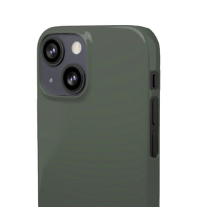 CASEBOB Phone Case Ebony Green iPhone Case (Slim)