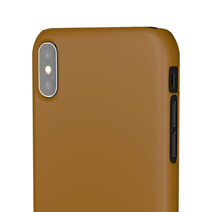 CASEBOB Phone Case Golden Brown iPhone Case (Slim)