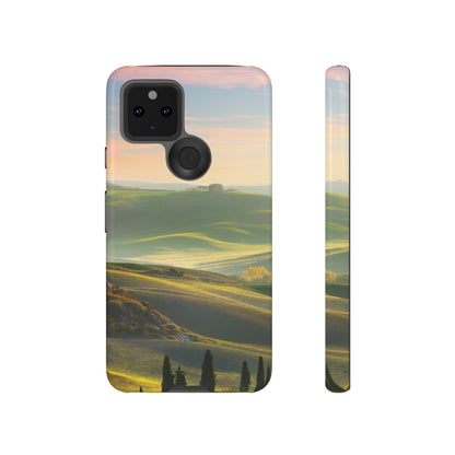 CASEBOB Phone Case Google Pixel 5 5G / Glossy Tuscany Sundown Android Case (Protective)