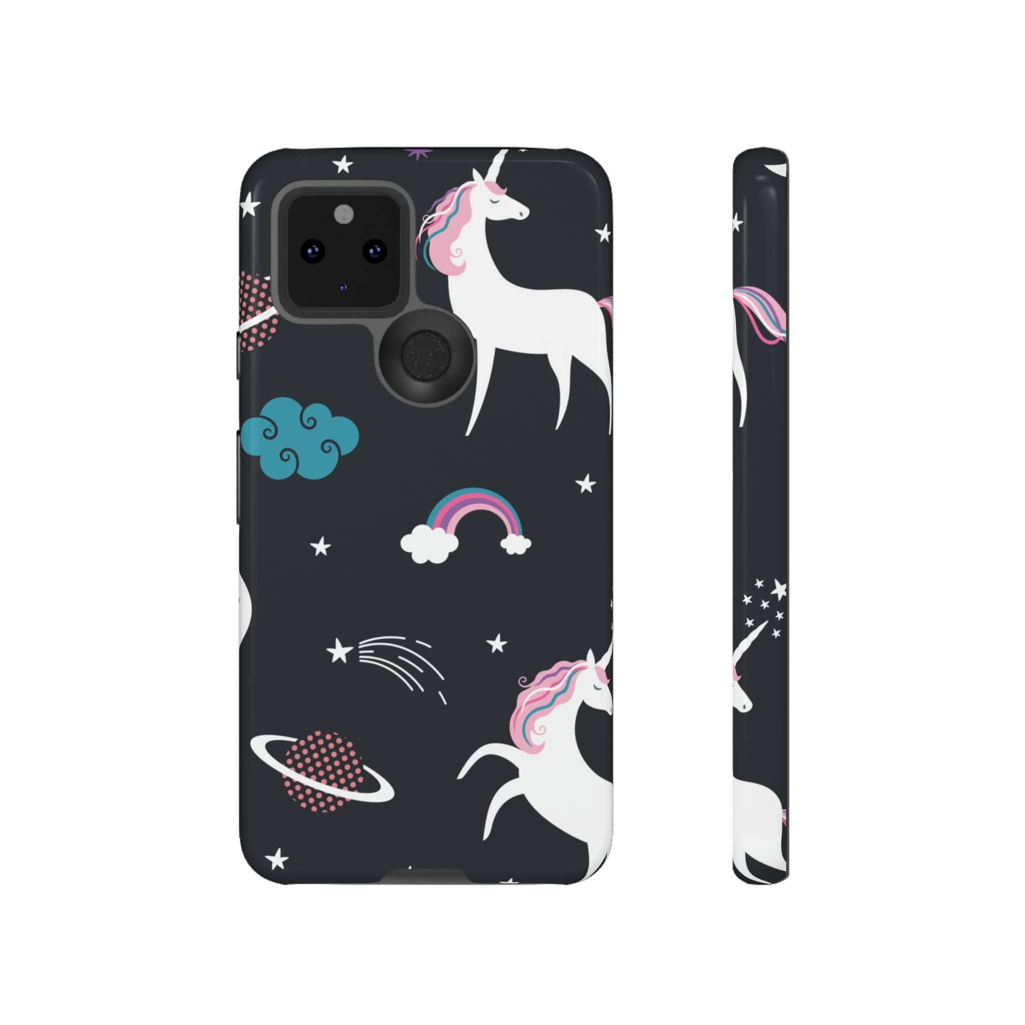 CASEBOB Phone Case Google Pixel 5 5G / Glossy Unicorn Android Case (Protective)