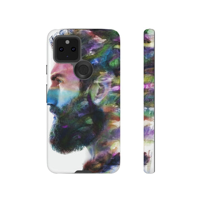 CASEBOB Phone Case Google Pixel 5 5G / Glossy Watercolor Portrait Android Case (Protective)