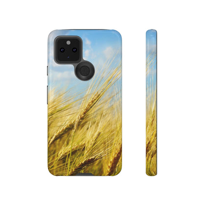 CASEBOB Phone Case Google Pixel 5 5G / Glossy Wheat Field Android Case (Protective)