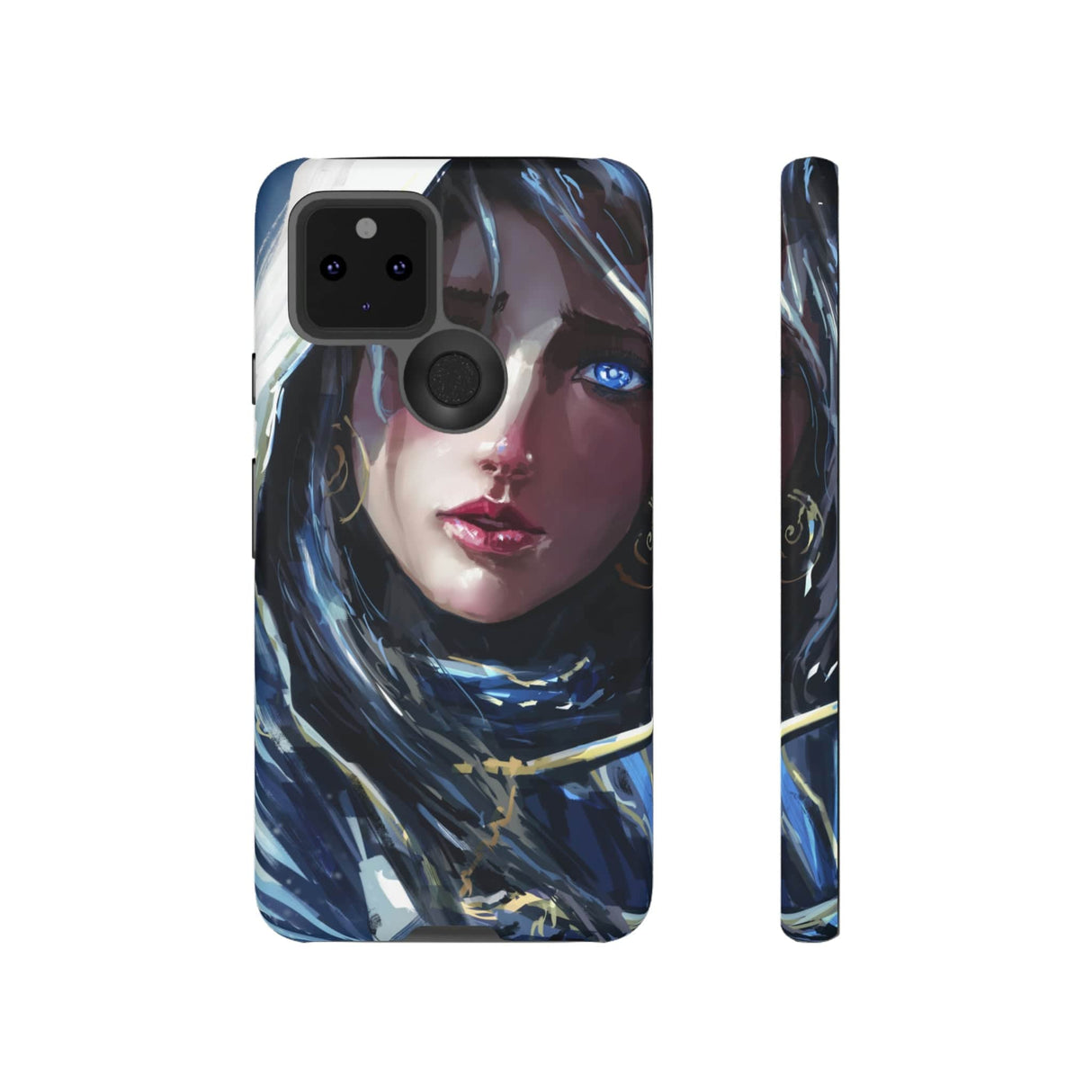 CASEBOB Phone Case Google Pixel 5 5G / Matte Paladin Girl Blue Eyes Android Case (Protective)