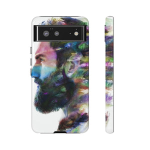 CASEBOB Phone Case Google Pixel 6 / Glossy Watercolor Portrait Android Case (Protective)