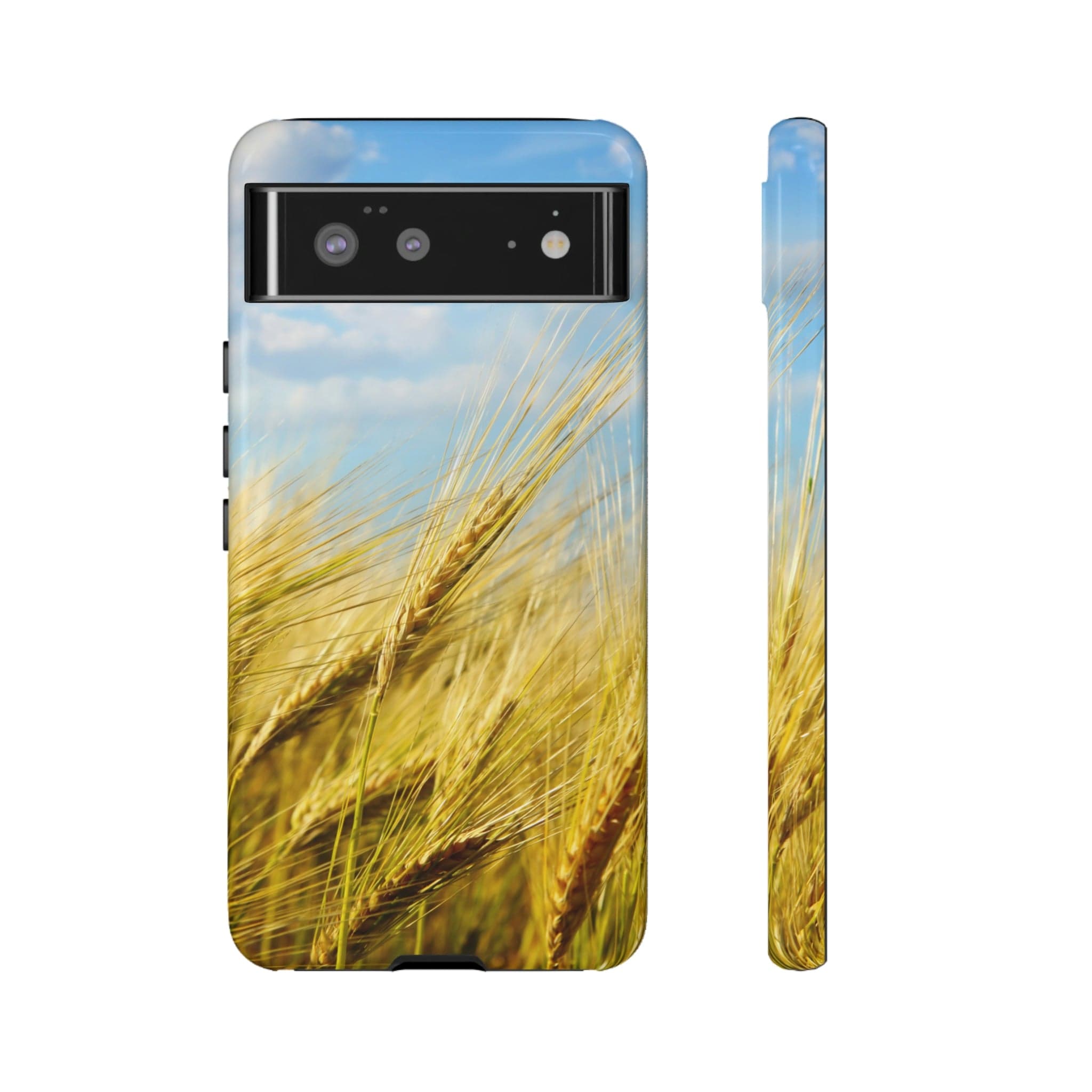 CASEBOB Phone Case Google Pixel 6 / Glossy Wheat Field Android Case (Protective)