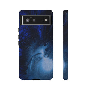 CASEBOB Phone Case Google Pixel 6 / Glossy Winter Blue Ink Art Android Case (Protective)