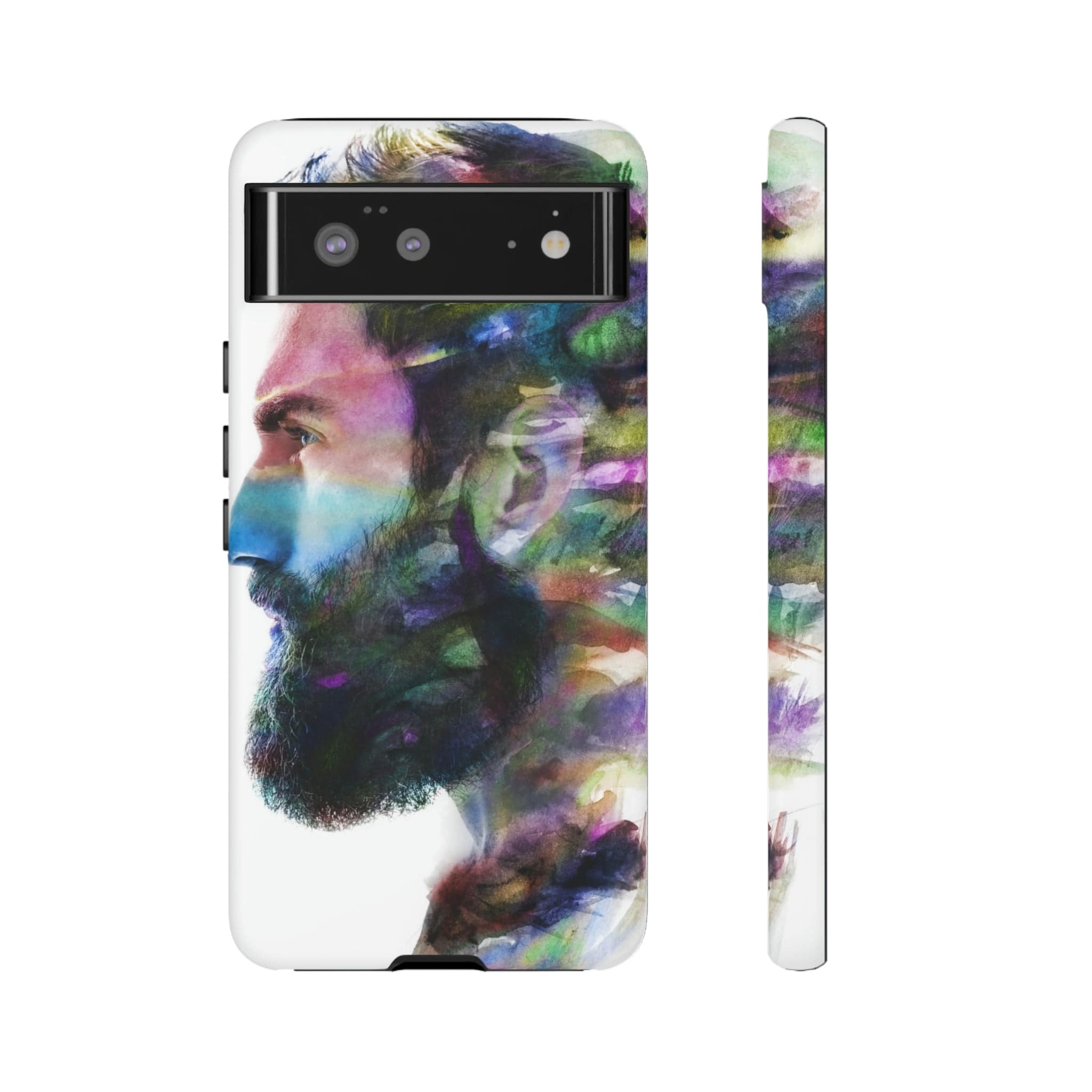 CASEBOB Phone Case Google Pixel 6 / Matte Watercolor Portrait Android Case (Protective)