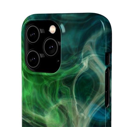 CASEBOB Phone Case Green Marble iPhone Case (Slim)