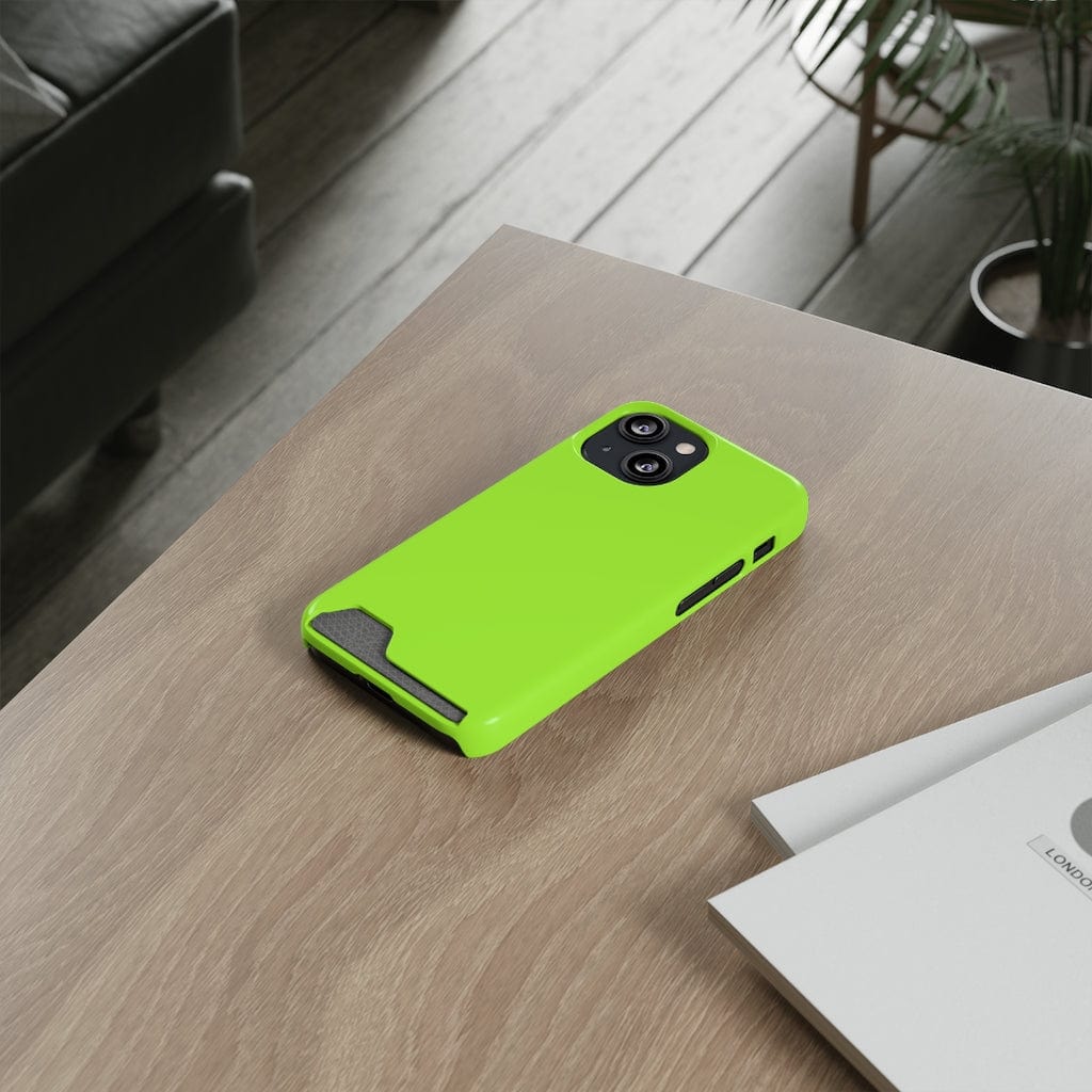 CASEBOB Phone Case Green Yellow iPhone Case (Card)