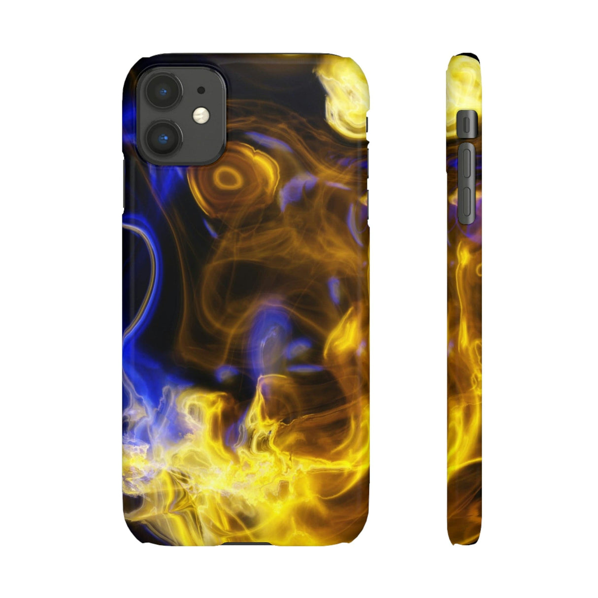 CASEBOB Phone Case iPhone 11 / Glossy Yellow Marble iPhone Case (Slim)