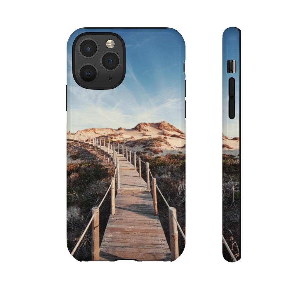 CASEBOB Phone Case iPhone 11 Pro / Glossy Wooden pedestrian walkway iPhone Case (Protective)