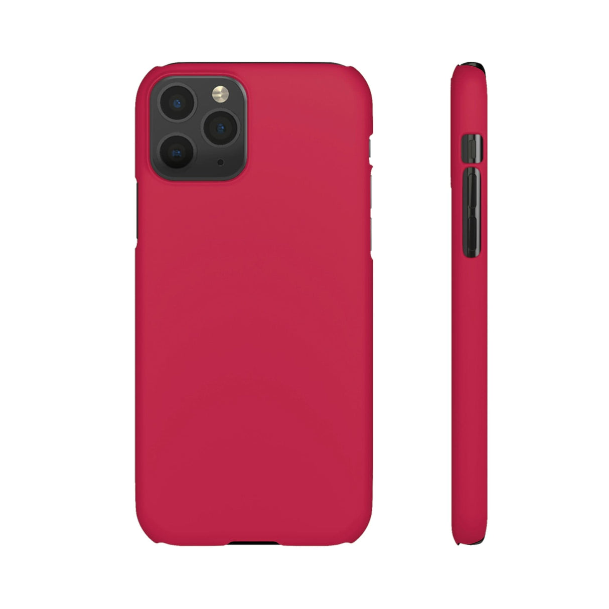 CASEBOB Phone Case iPhone 11 Pro / Matte Bright Maroon iPhone Case (Slim)