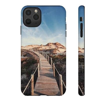 CASEBOB Phone Case iPhone 11 Pro Max / Glossy Wooden pedestrian walkway iPhone Case (Protective)