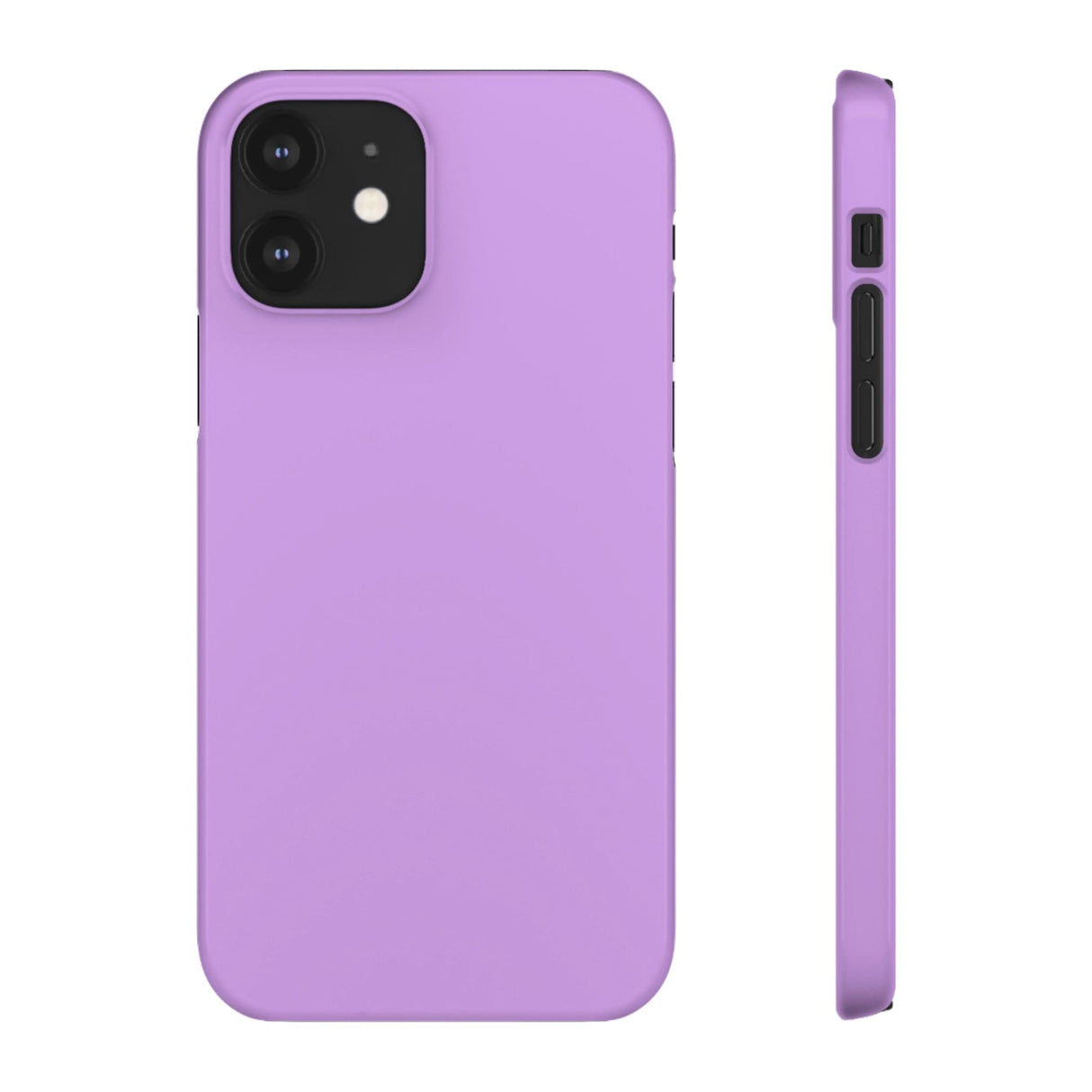 CASEBOB Phone Case iPhone 12 / Glossy Bright Ube iPhone Case (Slim)