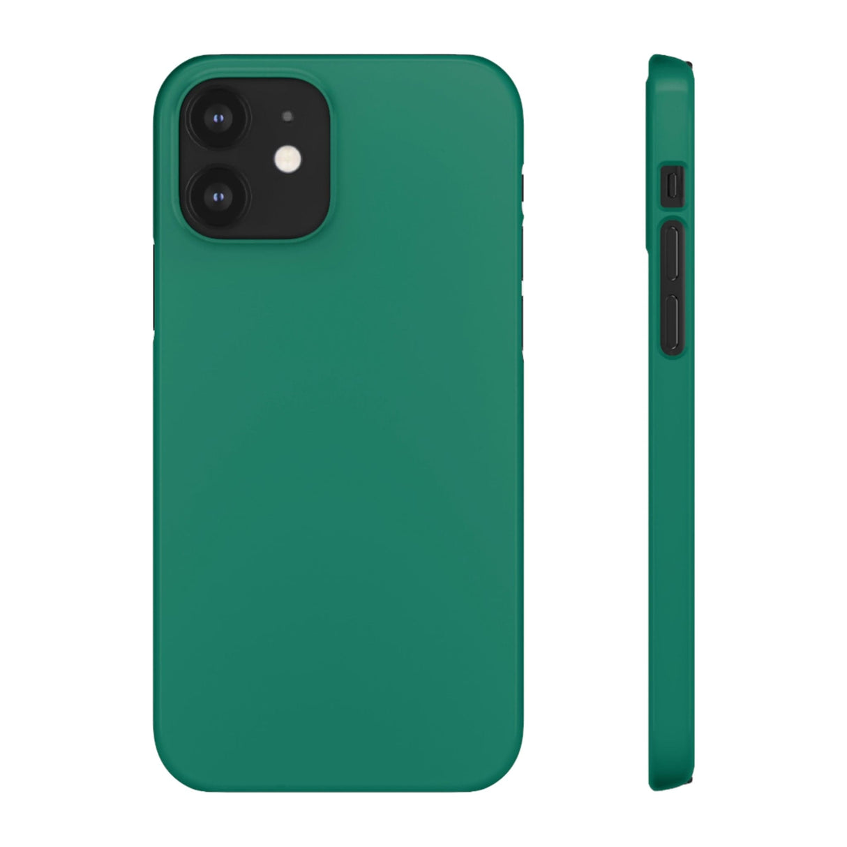 CASEBOB Phone Case iPhone 12 / Glossy Viridian iPhone Case (Slim)