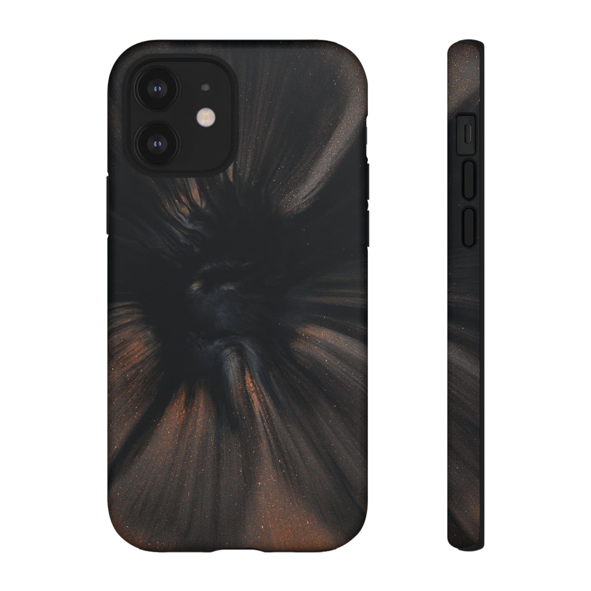 CASEBOB Phone Case iPhone 12 / Matte Warp Speed Ink Art iPhone Case (Protective)