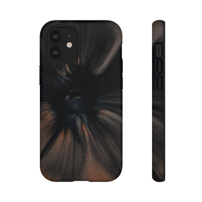 CASEBOB Phone Case iPhone 12 Mini / Matte Warp Speed Ink Art iPhone Case (Protective)