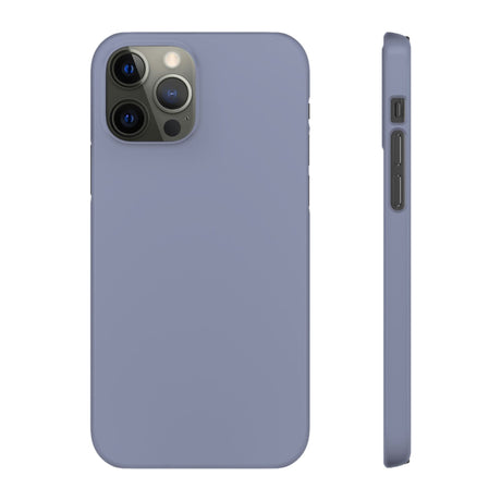 CASEBOB Phone Case iPhone 12 Pro / Glossy Cool Grey iPhone Case (Slim)