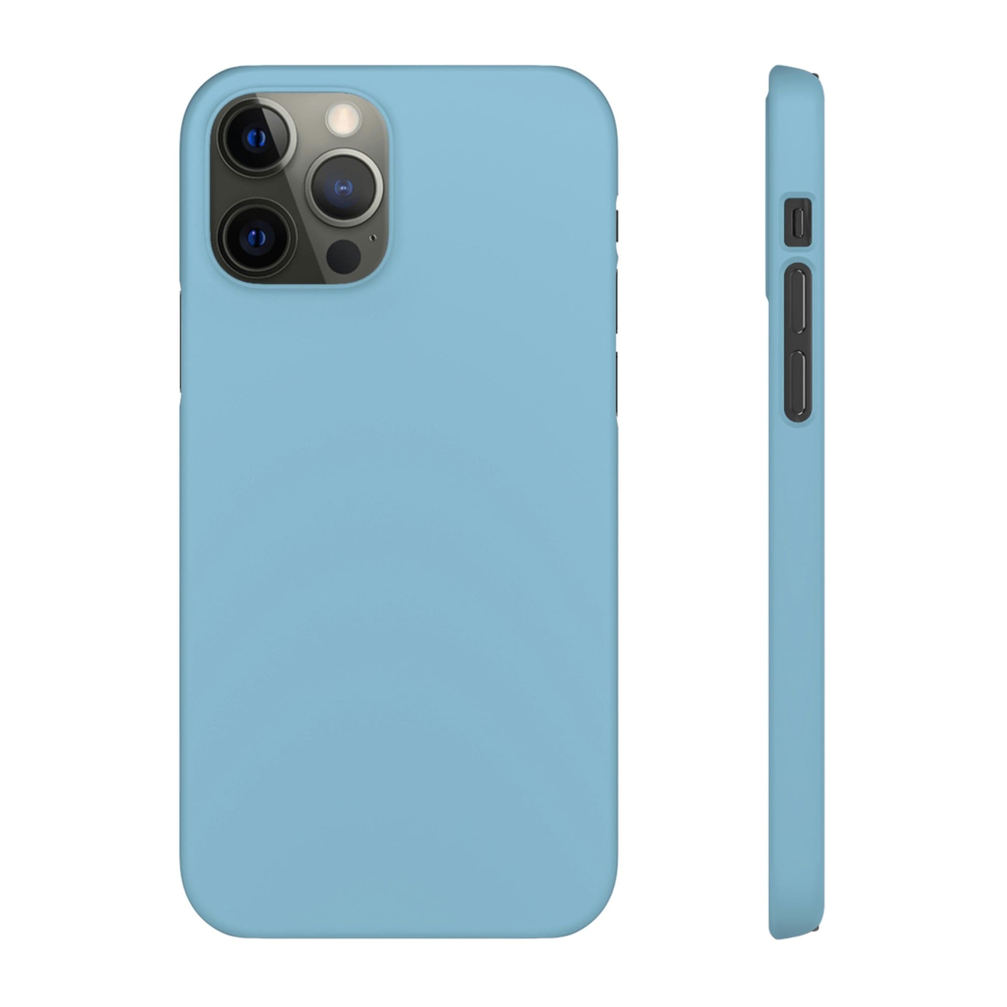 CASEBOB Phone Case iPhone 12 Pro / Matte Dark Sky Blue iPhone Case (Slim)