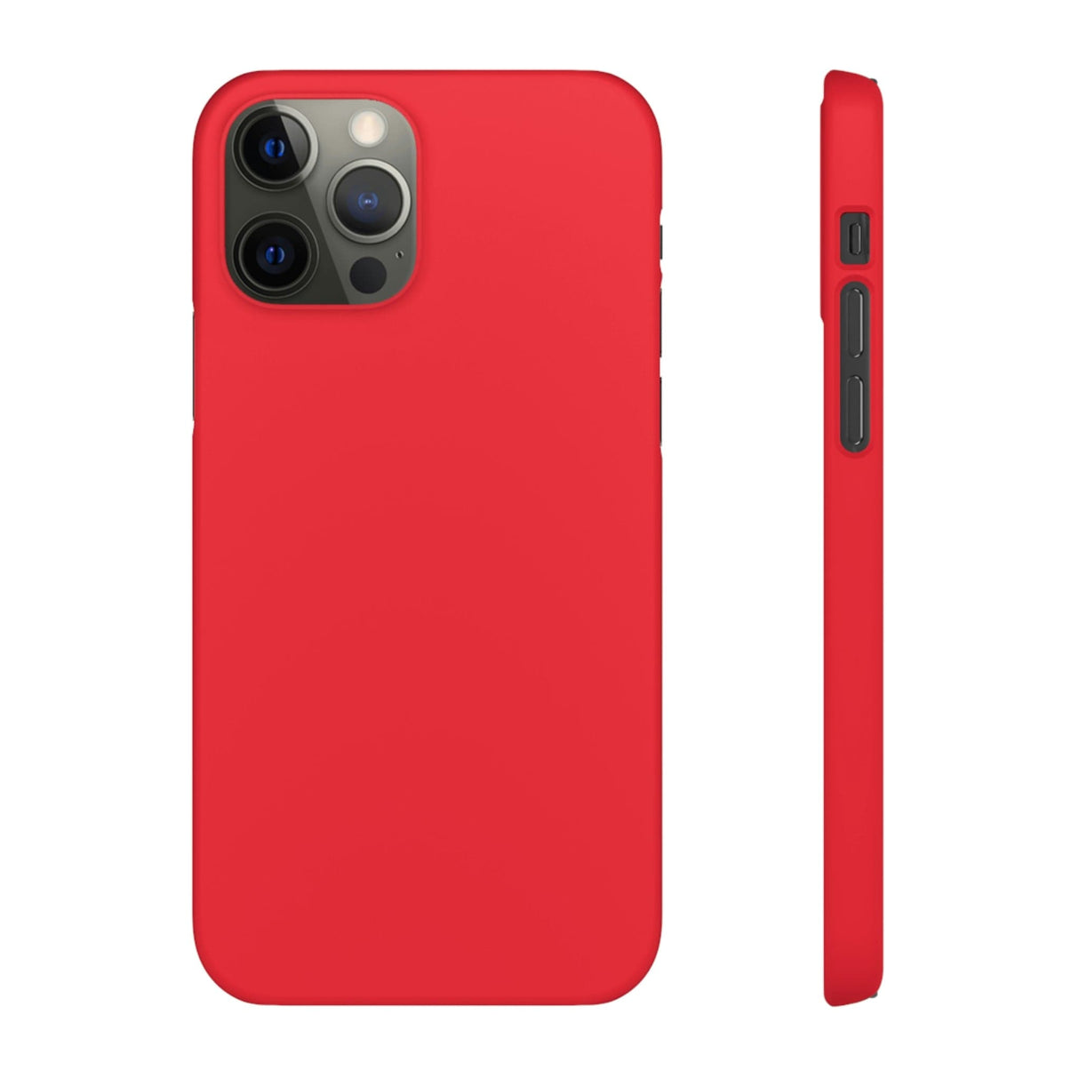 CASEBOB Phone Case iPhone 12 Pro / Matte Imperial Red iPhone Case (Slim)