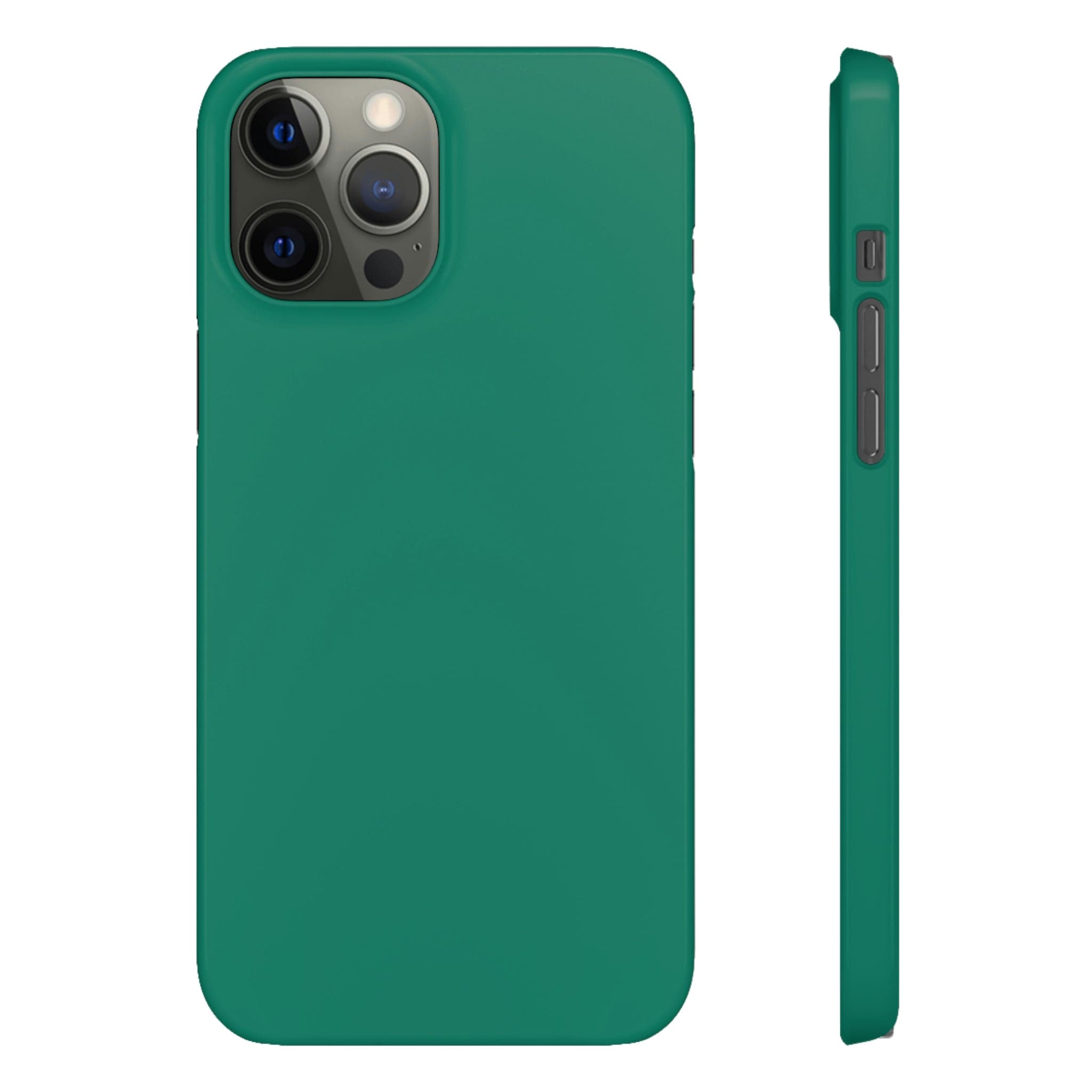 CASEBOB Phone Case iPhone 12 Pro Max / Glossy Viridian iPhone Case (Slim)