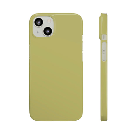 CASEBOB Phone Case iPhone 13 / Glossy Dark Khaki iPhone Case (Slim)