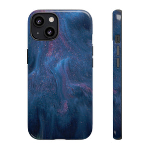 CASEBOB Phone Case iPhone 13 / Glossy Midnight Flow Ink Art iPhone Case (Protective)