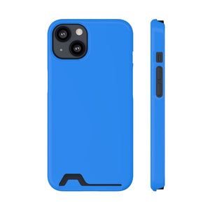 CASEBOB Phone Case iPhone 13 / Glossy / Without gift packaging Dodger Blue iPhone Case (Card)