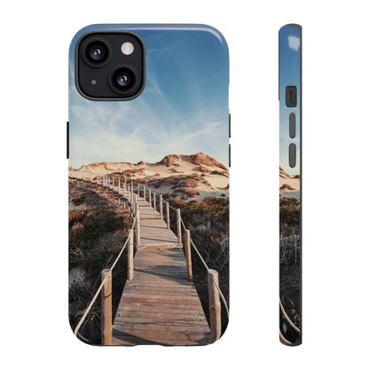 CASEBOB Phone Case iPhone 13 / Glossy Wooden pedestrian walkway iPhone Case (Protective)