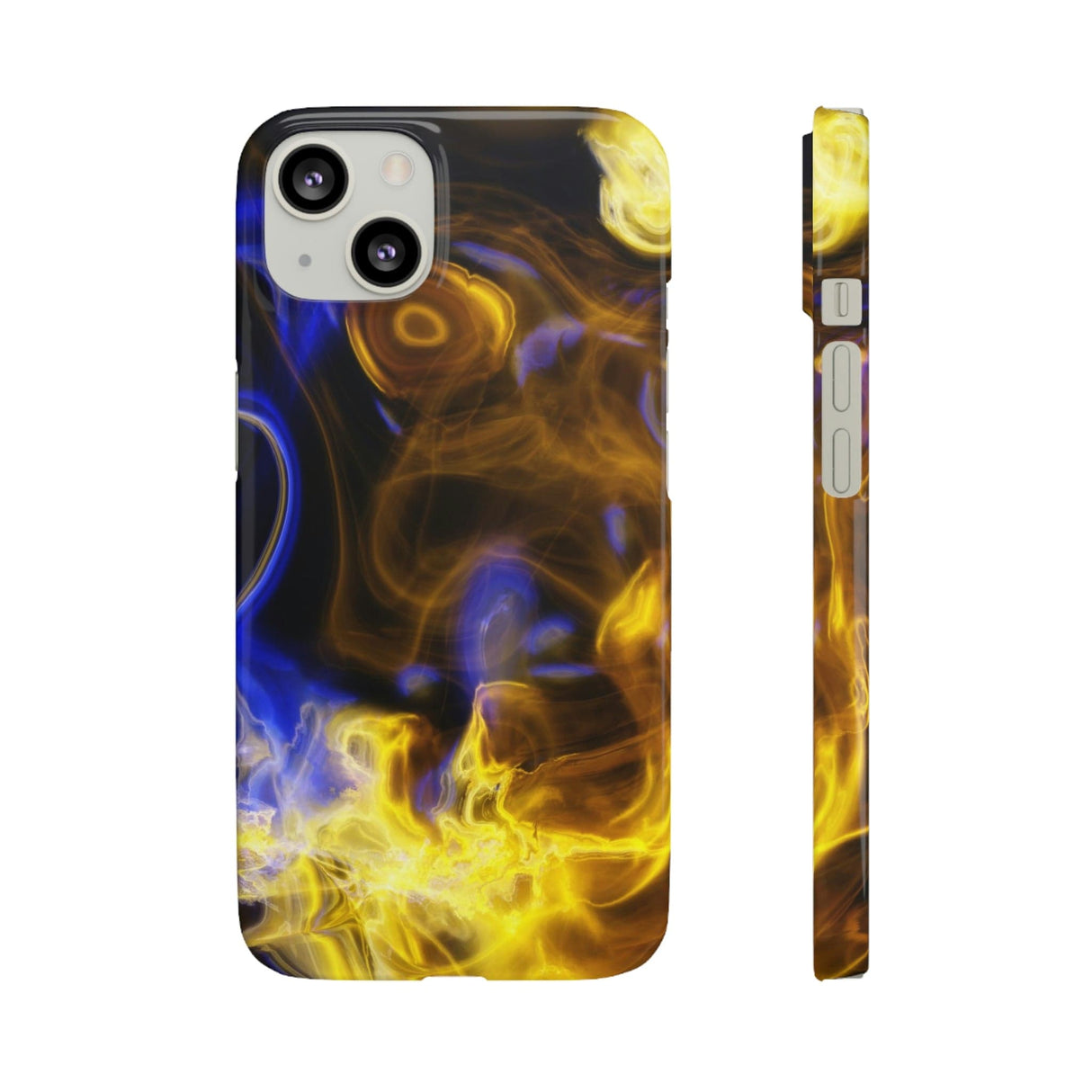 CASEBOB Phone Case iPhone 13 / Glossy Yellow Marble iPhone Case (Slim)