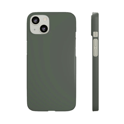 CASEBOB Phone Case iPhone 13 / Matte Ebony Green iPhone Case (Slim)